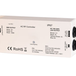 IP67 Rating Waterproof High Voltage LED Strip RF Controller SR-1009HTWP