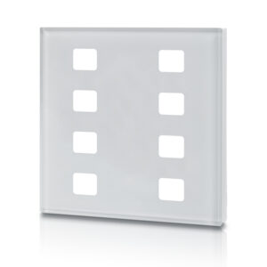 Ultra Slim 8-Key Glass KNX Touch Panel SR-KN9551T8