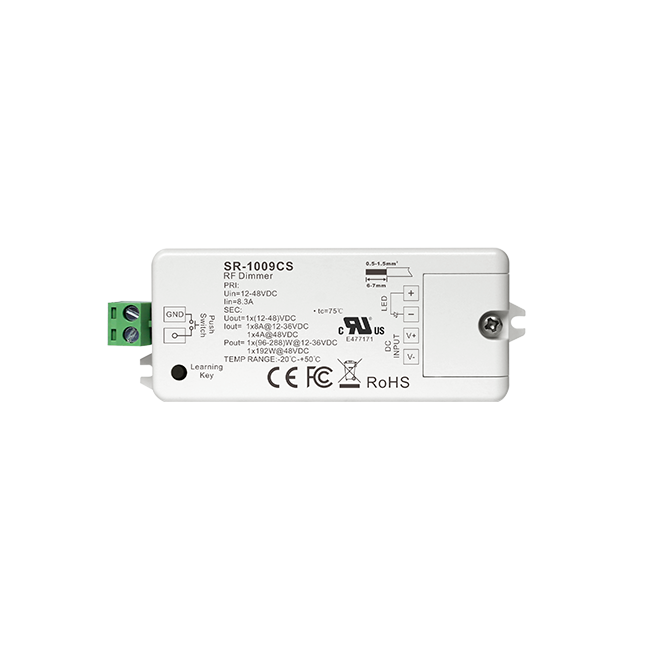 1CH 12-36V Constant Voltage RF Dimmer SR-1009CS - Image 3