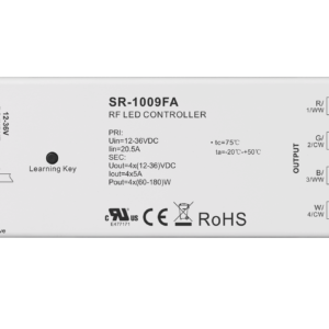 5A 4CH 12-36V Constant Voltage RF LED Strip Dimmer Controller SR-1009FA