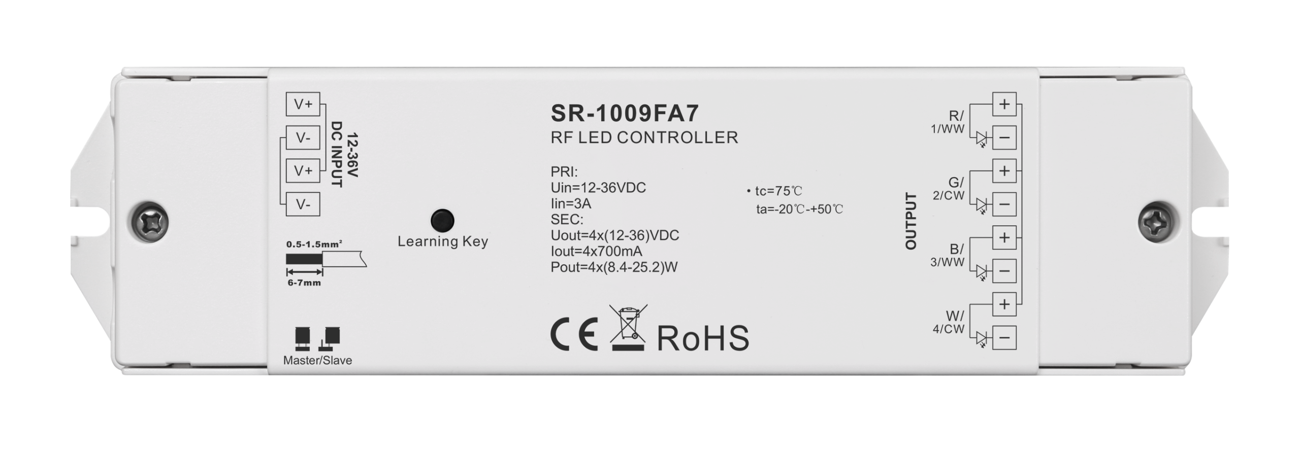 4CH 700mA Constant Current LED Controller SR-1009FA7