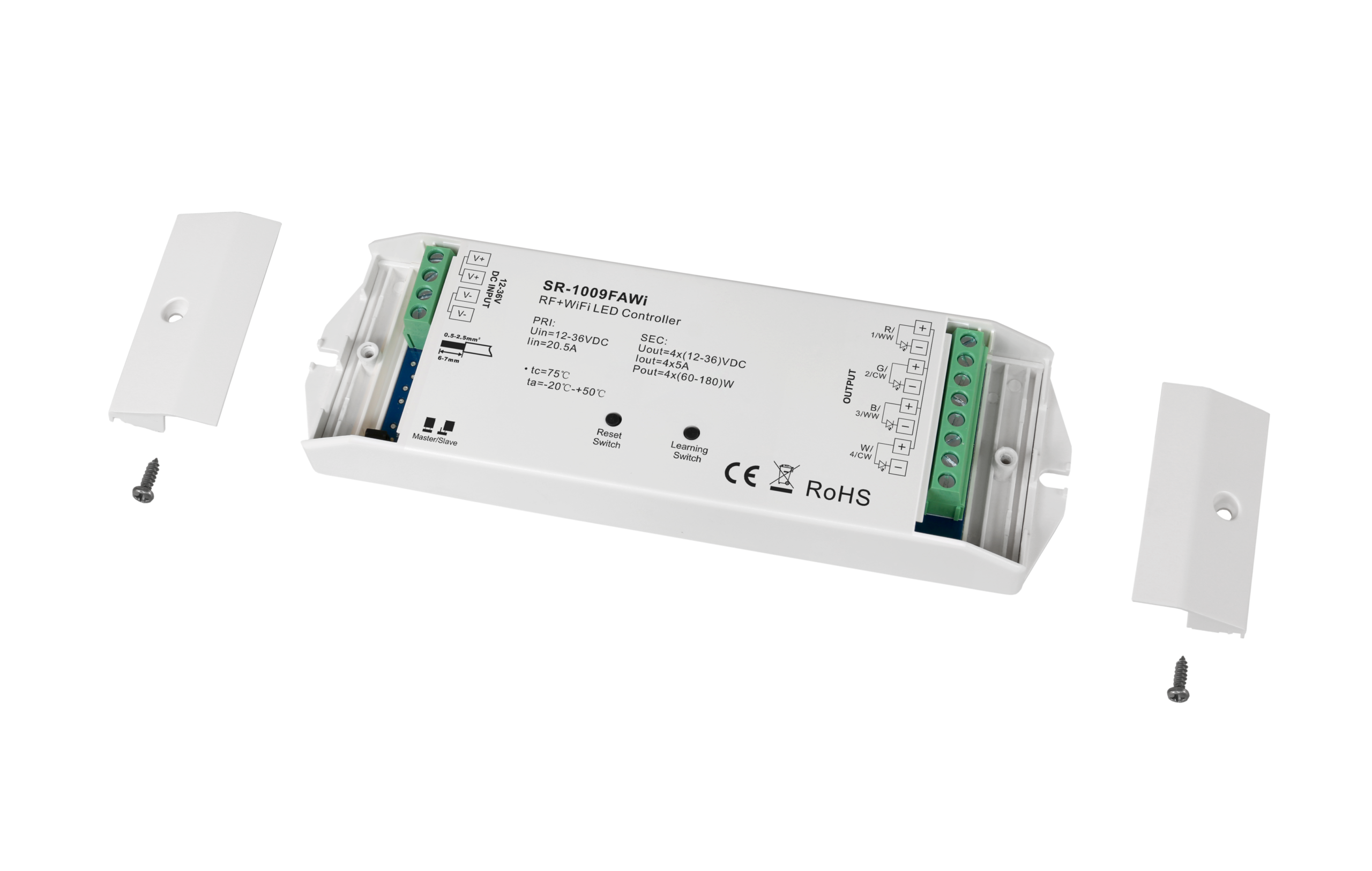 5A 12-36V Constant Voltage RF&WiFi Controller SR-1009FAWi - Görsel 3
