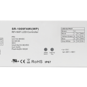 Waterproof RF&WiFi RGBW LED Controller SR-1009FAWi(WP)