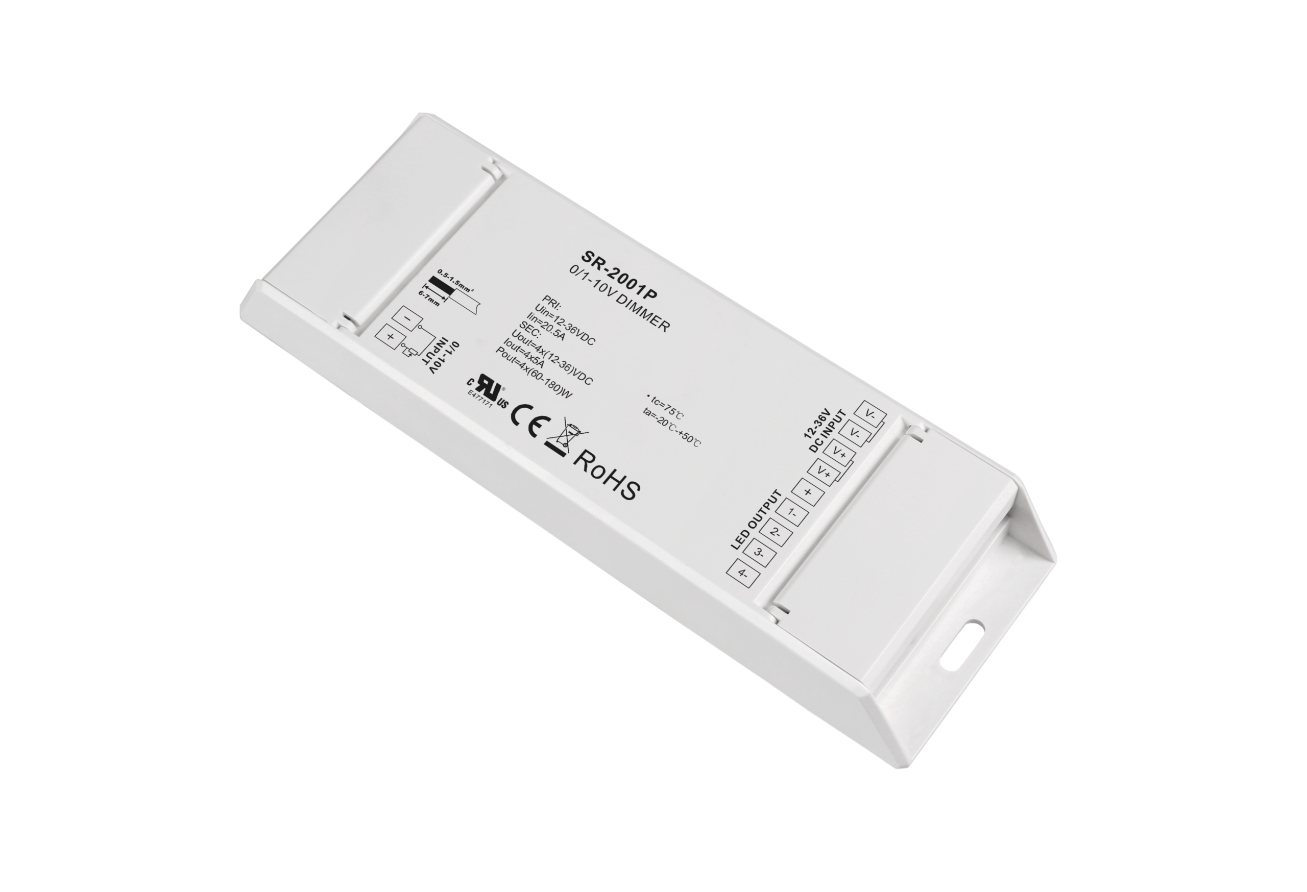 Easy Connection Constant Voltage 0/1-10V LED Dimmer SR-2001P - Görsel 2