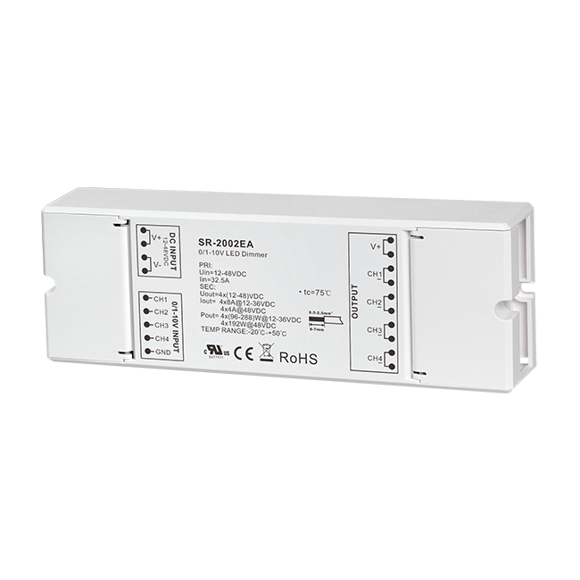 4 Channel Constant Voltge 0/1-10V Dimmer SR-2002EA
