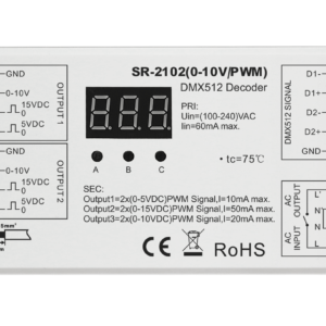 DMX To 0-10V/PWM SR-2102(0-10V/PWM)