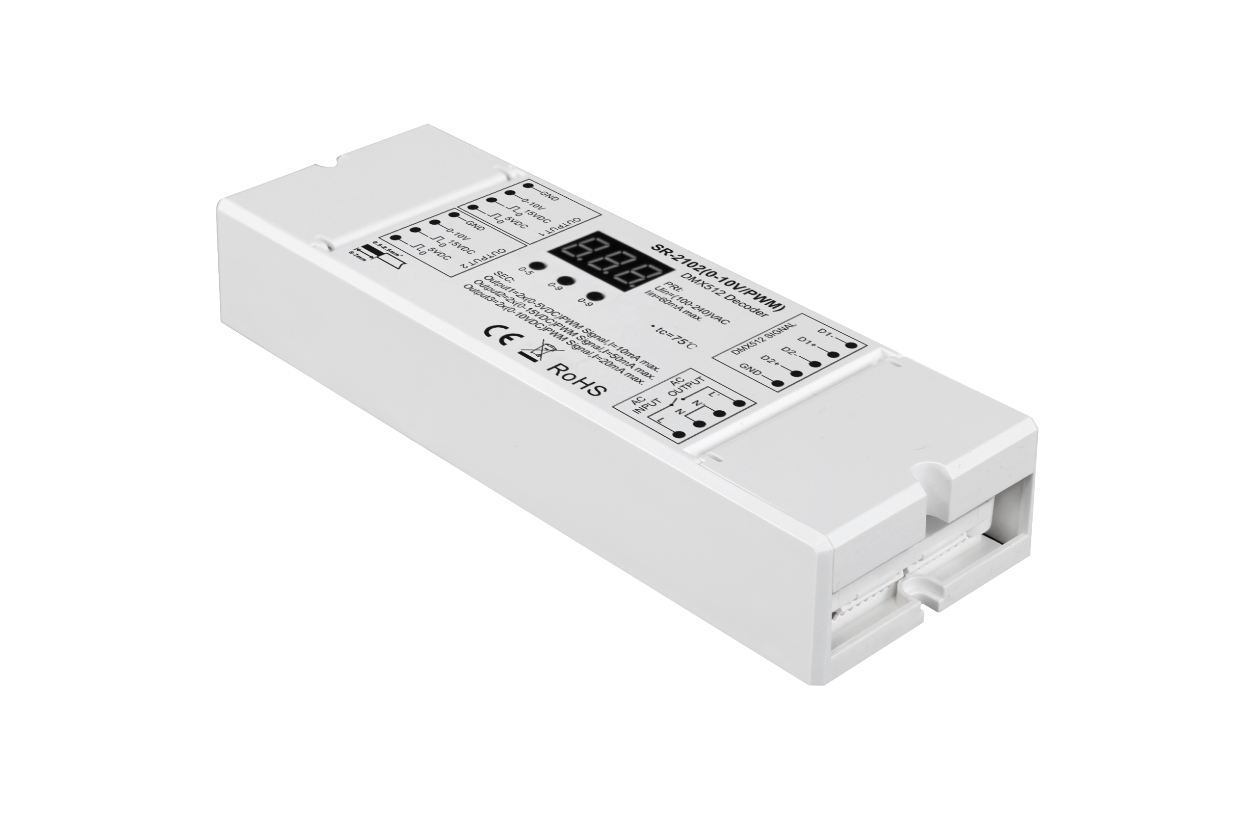 DMX To 0-10V/PWM SR-2102(0-10V/PWM) - Görsel 2