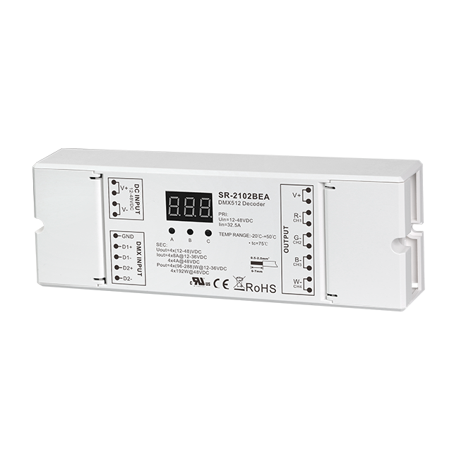 Constant Voltage DMX512 Decoder SR-2102BEA