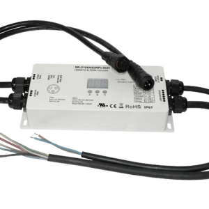 5 Channel Waterproof Low Volt Constant Voltage DMX512 Decoder SR-2108AS(WP)-5C