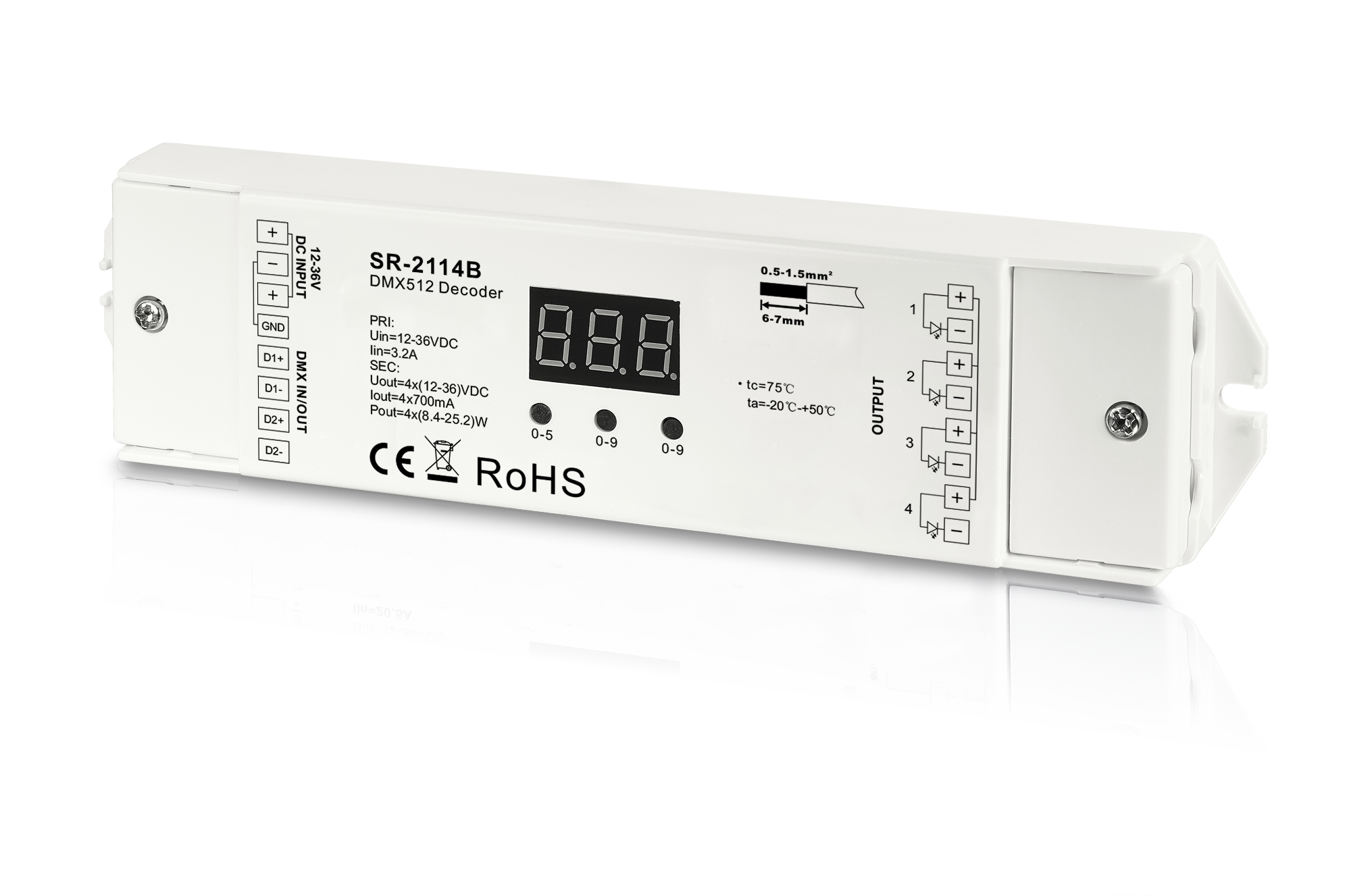 Constant Current DMX512 Decoder SR-2114B