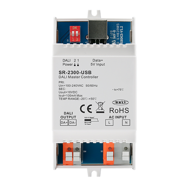 DIN Rail DALI Master Controller SR-2300-USB - Image 4