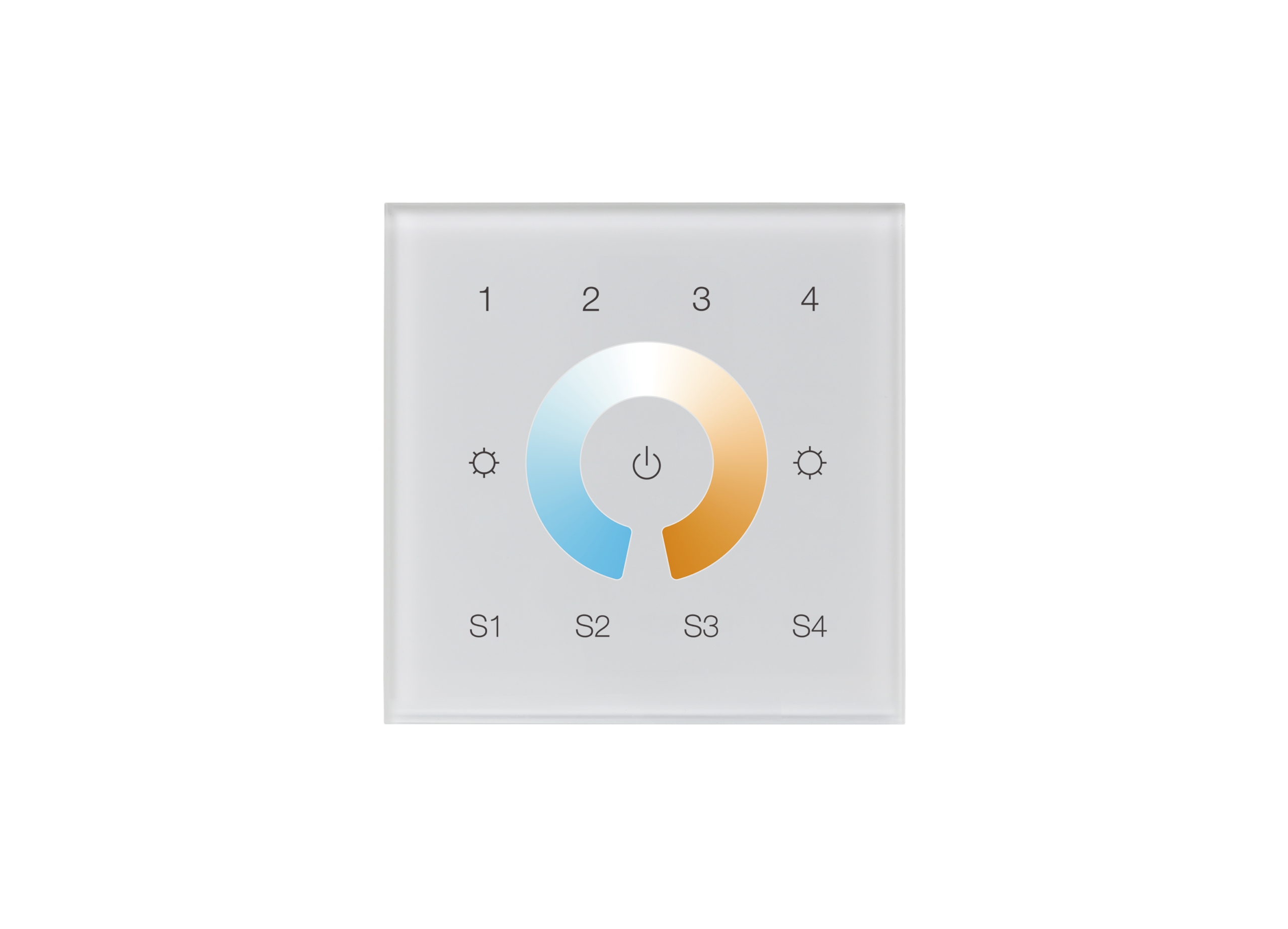 Dual Color Multi Groups DT8 DALI Touch Controller SR-2300TR-G4-CCT-EU(DT8)-AC