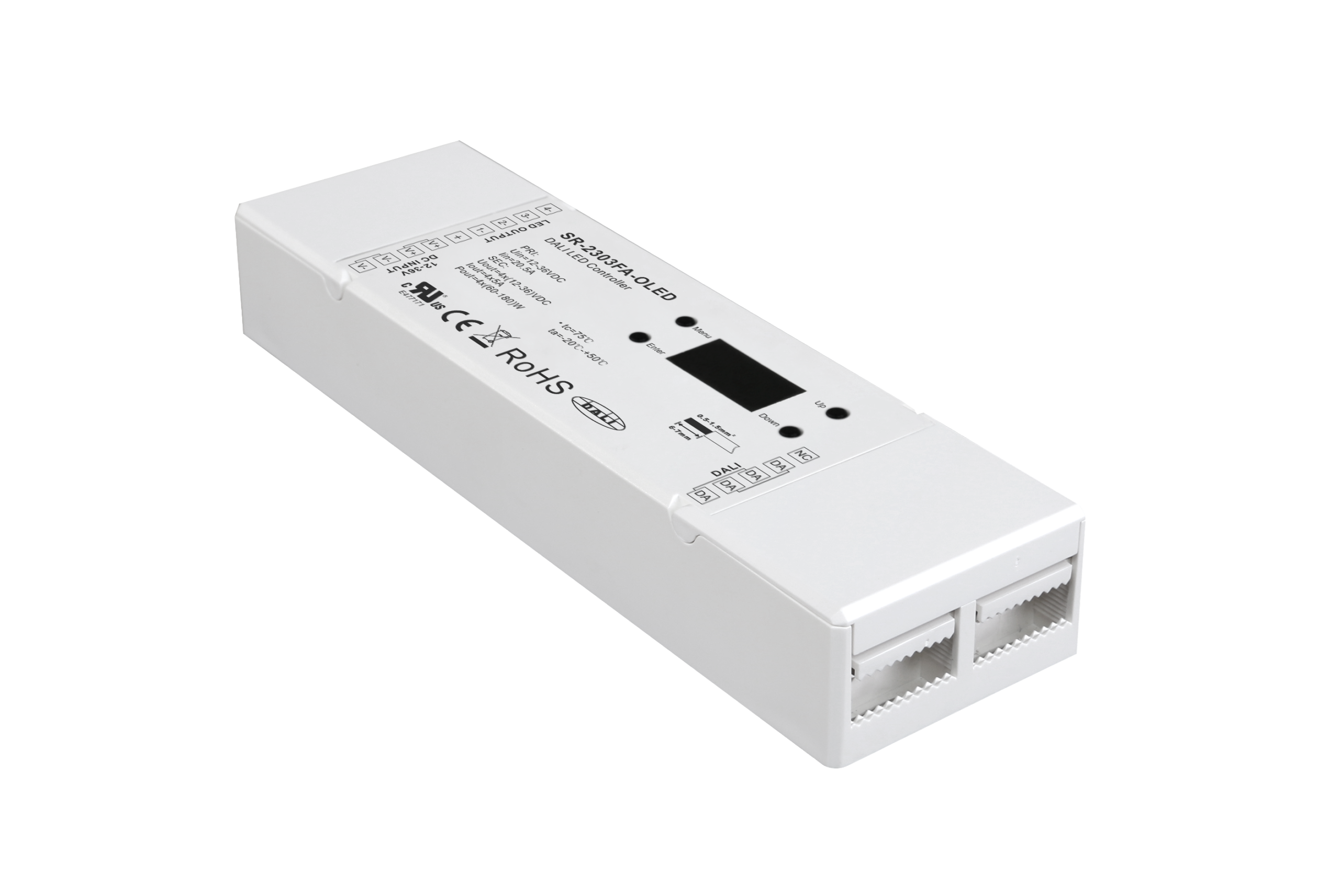 DALI Certified DT6 Dimmer with Built-in DALI Master Function SR-2303FA-OLED - Görsel 2
