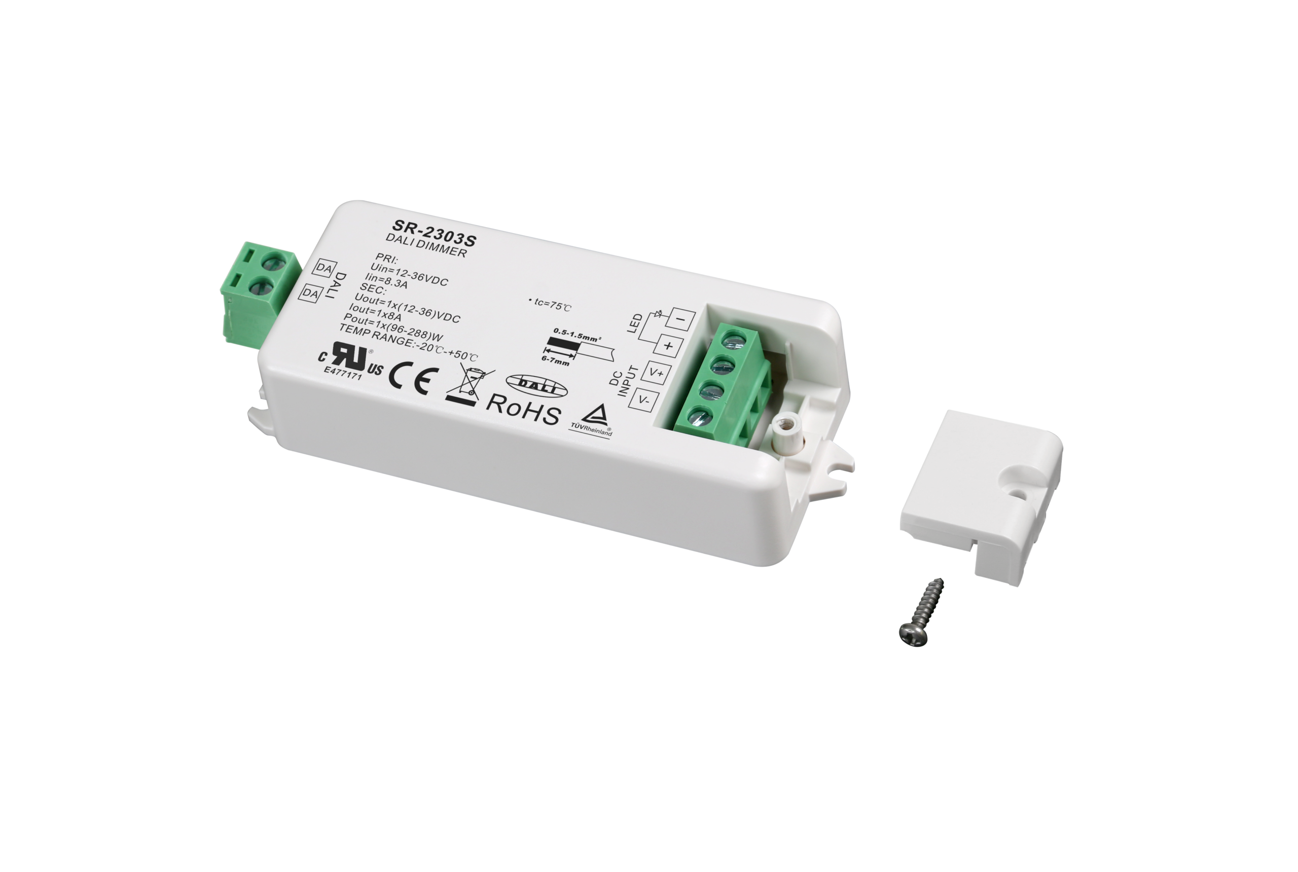 1 Channel Constant Voltage DALI Dimmer SR-2303S - Görsel 2