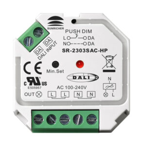 DALI & Push AC Phase Cut Dimmer SR-2303SAC-HP