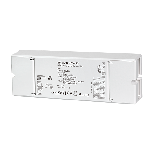 NFC Programmable Multi-function DALI LED Controller SR-2309NCV-5C