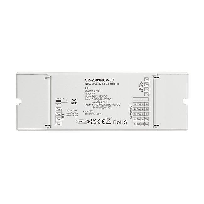NFC Programmable Multi-function DALI LED Controller SR-2309NCV-5C - Image 3