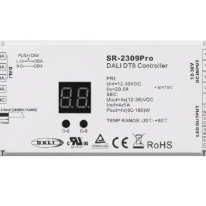 Multi-functional 6 in1 PRO 4 Channels DALI DT8 LED Controller SR-2309PRO