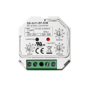 RF to DALI Wireless Single Color Controller with PUSH SR-2411-RF-DIM