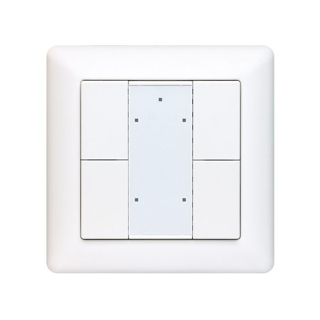 Multi-functional 4-Key Push Button DALI Wall Switch SR-2422K4-PRO
