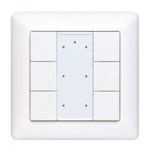 DALI-2 Certified 6 Key Push Button Wall Switch SR-2422K6-DA2