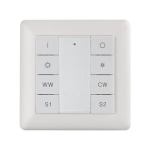 Dual Color Group&Scene Control Push Button DALI DT8 Panel SR-2422K8-CCT-G1-S2