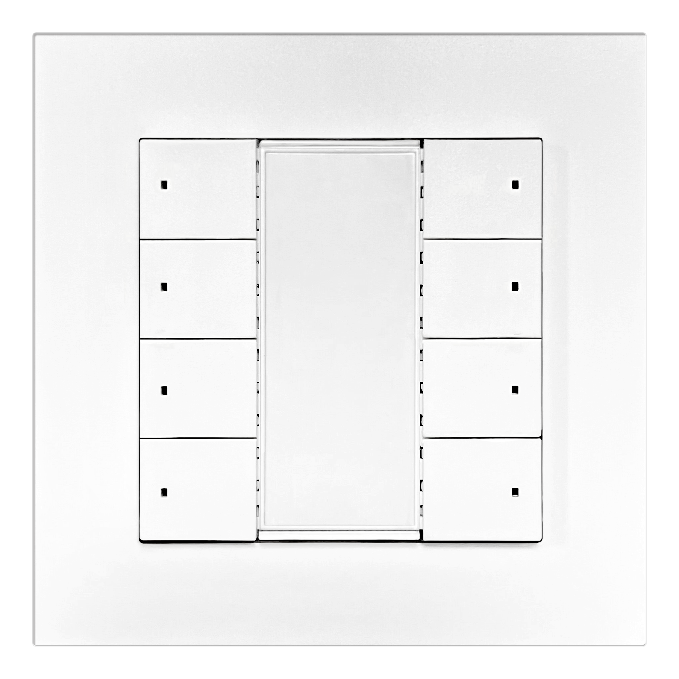 Multifunctional DALI-2 Input + Standalone DALI Wall Panel 8 Key Push Button SR-2422K8-WSK-PRO