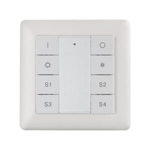 Single Color Group&Scene Control Push Button DALI Panel SR-2422K8-DIM-G1-S4