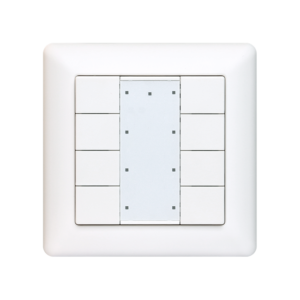 Multi-functional 8-Key Push Button DALI Wall Switch SR-2422K8-PRO