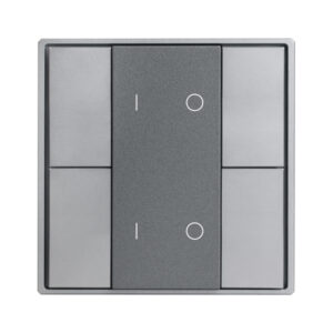 Ultra Slim 2 Groups DALI DT6 Push Button Controller SR-2422NK4-DIM-G2