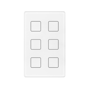 6-Key DALI Wall Switch Touch Panel SR-2422T6-DA2(US)