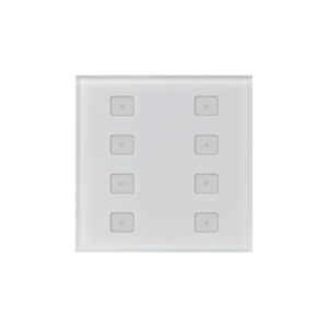 8-Key DALI Wall Switch Touch Panel SR-2422T8-DA2