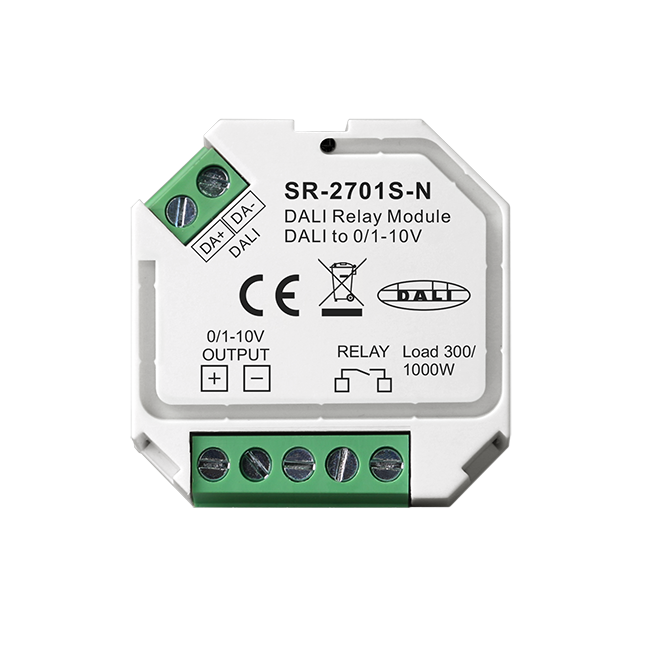 DALI Relay Module + DALI to 0/1-10V Converter SR-2701S-N - Görsel 2