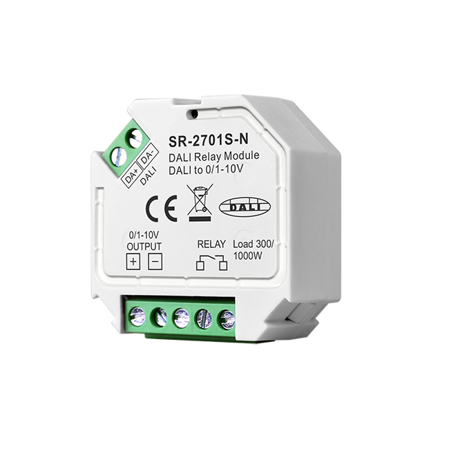 DALI Relay Module + DALI to 0/1-10V Converter SR-2701S-N - Görsel 3