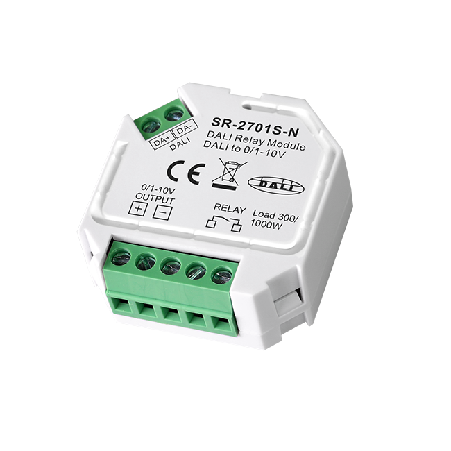 DALI Relay Module + DALI to 0/1-10V Converter SR-2701S-N - Görsel 4