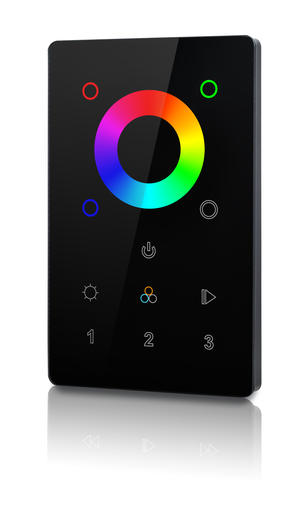 3 Zone DMX+RF RGBW DMX512 Touch Panel Master Controller SR-2812DMX+RF(US3) - Image 2