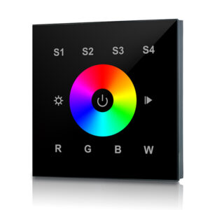 RF RGBW Wall Mounted Touch Panel LED Controller SR-2820B