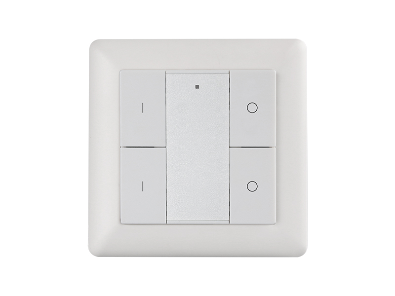 2 Zone Wall Mounted Push Button RF LED Dimmer SR-2853K4-DIM