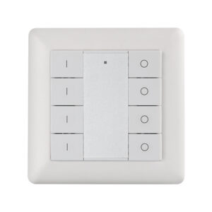 4 Zone Wall Mounted Push Button RF Dimmer Controller SR-2853K8-DIM