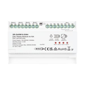 4CH 4x16A DIN Rail DALI DALI-2 Relay Switch SR-DARM16-DIN4