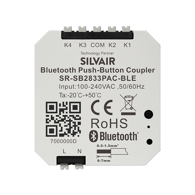 BLE Push-Button Coupler SR-SB2833PAC-BLE - Image 2