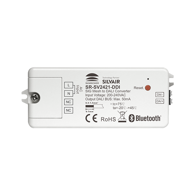 Sivair SIG Mesh To DALI DT6 Single Color Converter SR-SV2421-DDI