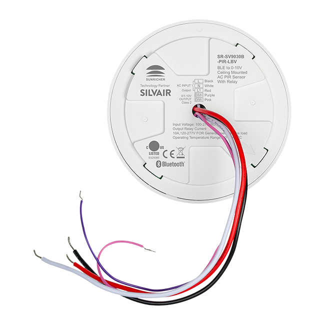 BLE to 0-10V Ceiling Mounted AC PIR Sensor With 10A Relay SR-BL9030B-PIR-LBV - Görsel 4