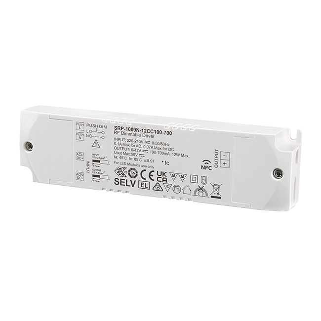 12W RF NFC Enabled LED Driver (Constant Current) SRP-1009N-12CC100-700 - Image 2