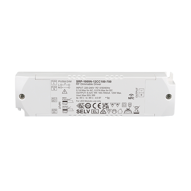 12W RF NFC Enabled LED Driver (Constant Current) SRP-1009N-12CC100-700 - Image 3
