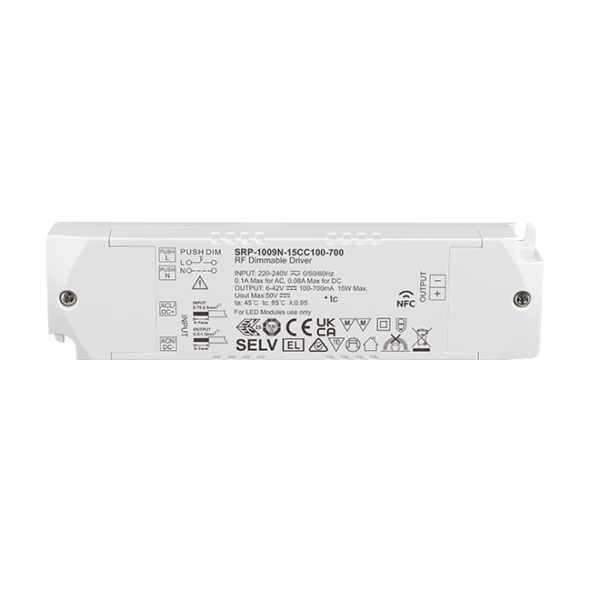 15W RF NFC Enabled LED Driver (Constant Current) SRP-1009N-15CC100-700 - Image 5
