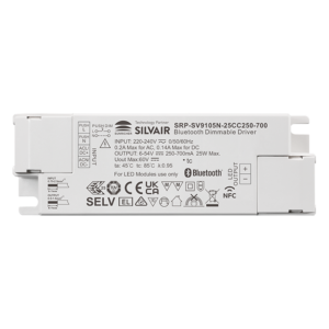 25W 1CH BLE NFC Enabled LED Driver (Constant Current) SRP-SV9105N-25CC250-700
