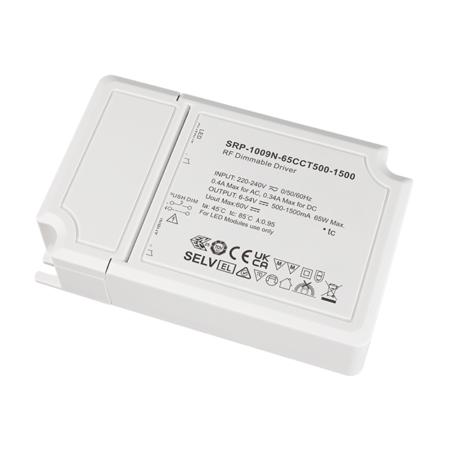 65W 2CH RF NFC Enabled LED Driver (Constant Current) SRP-1009N-65CCT500-1500 - Görsel 7