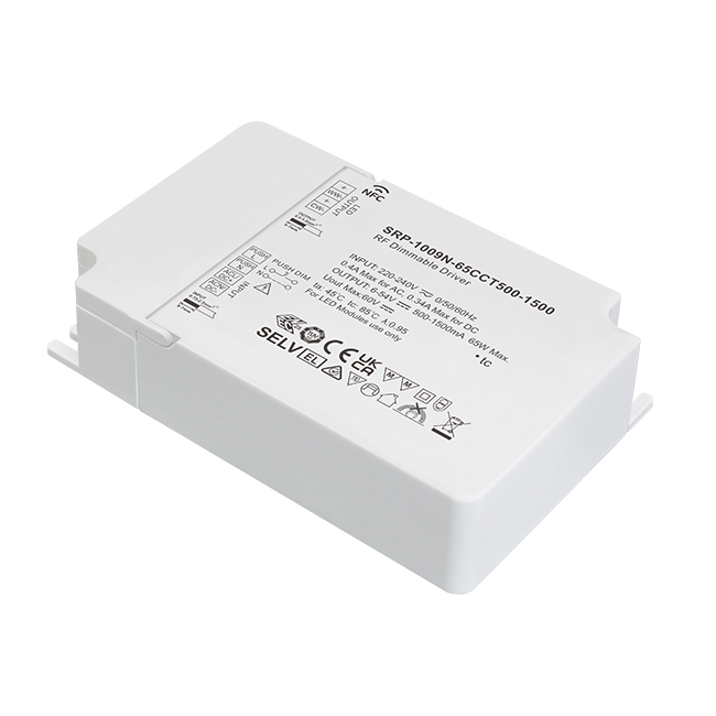 65W 2CH RF NFC Enabled LED Driver (Constant Current) SRP-1009N-65CCT500-1500