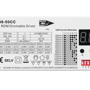 50W Constant Current DMX LED Driver SRP-2108-50CC